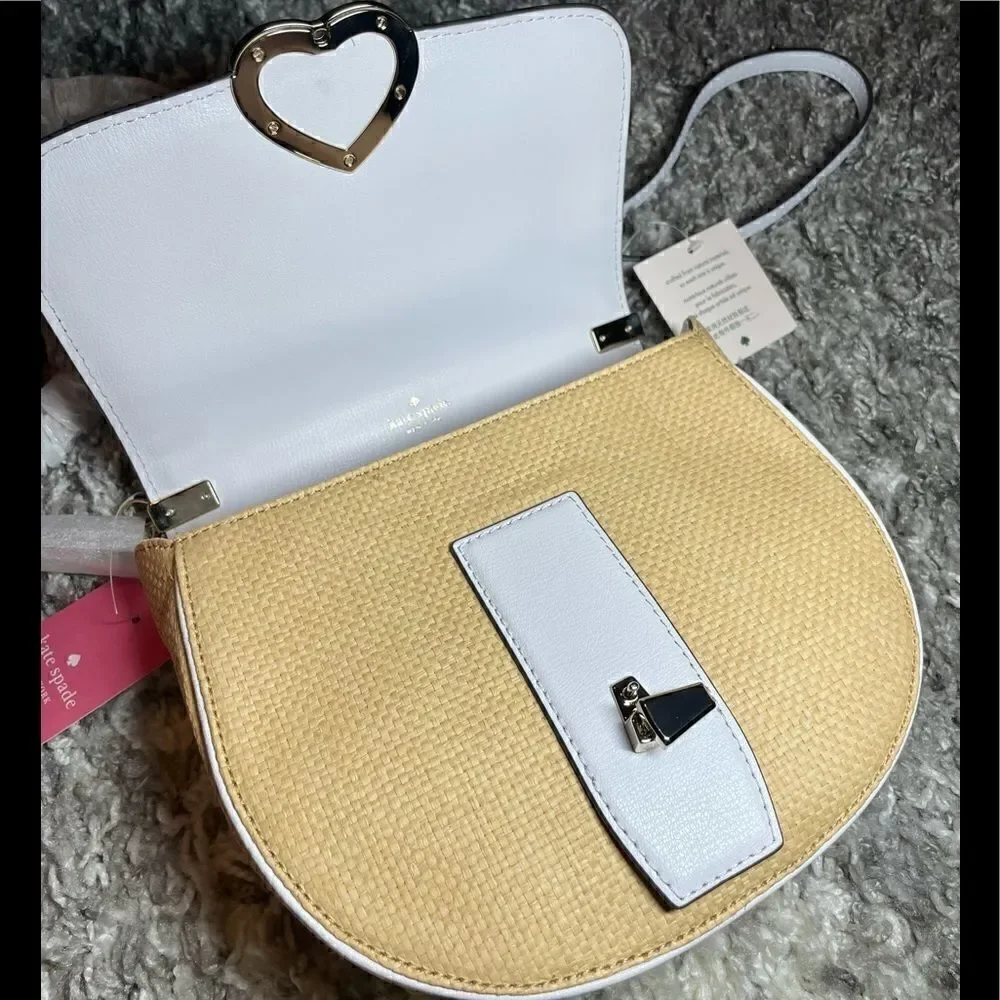 NWT Kate Spade Medium Chain Saddle Bag